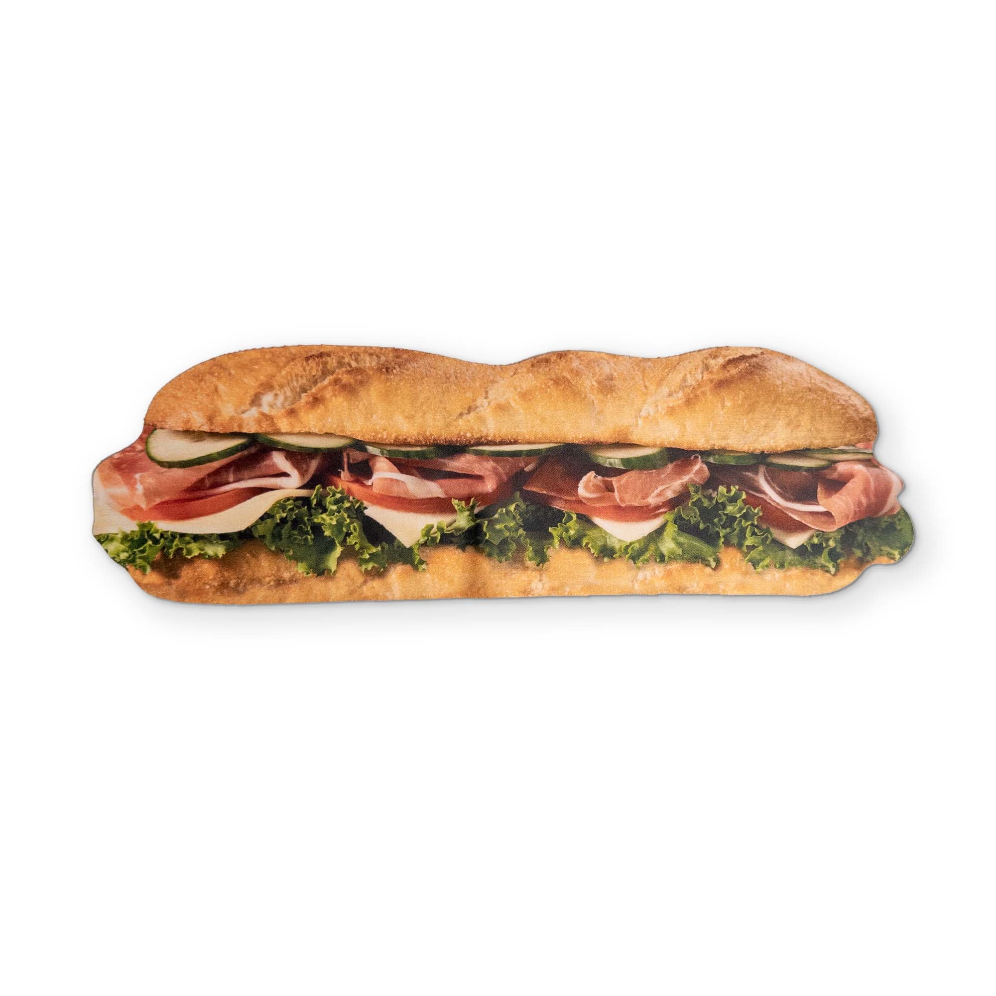 A SUB SANDWICH YOU CAN CLEAN YOUR GLASSES WITH