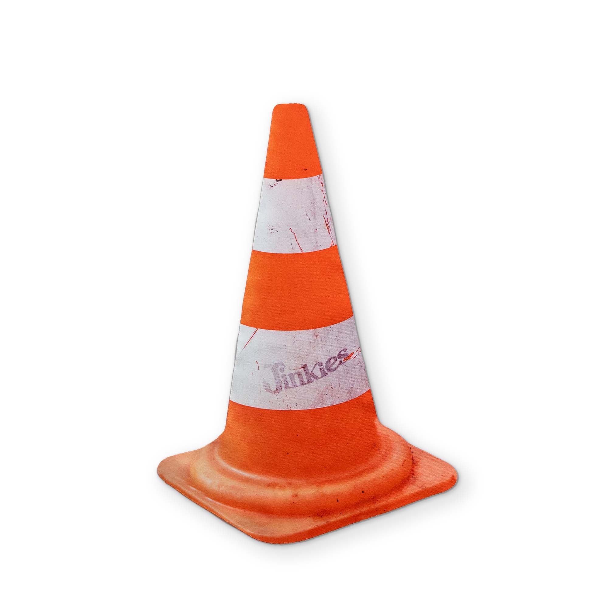 A TRAFFIC CONE YOU CAN CLEAN YOUR GLASSES WITH