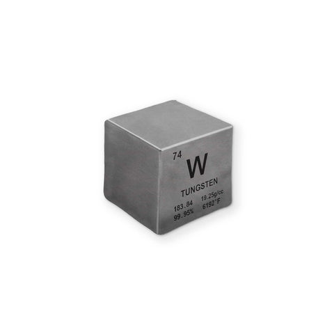 A TUNGSTEN CUBE YOU CAN CLEAN YOUR GLASSES WITH