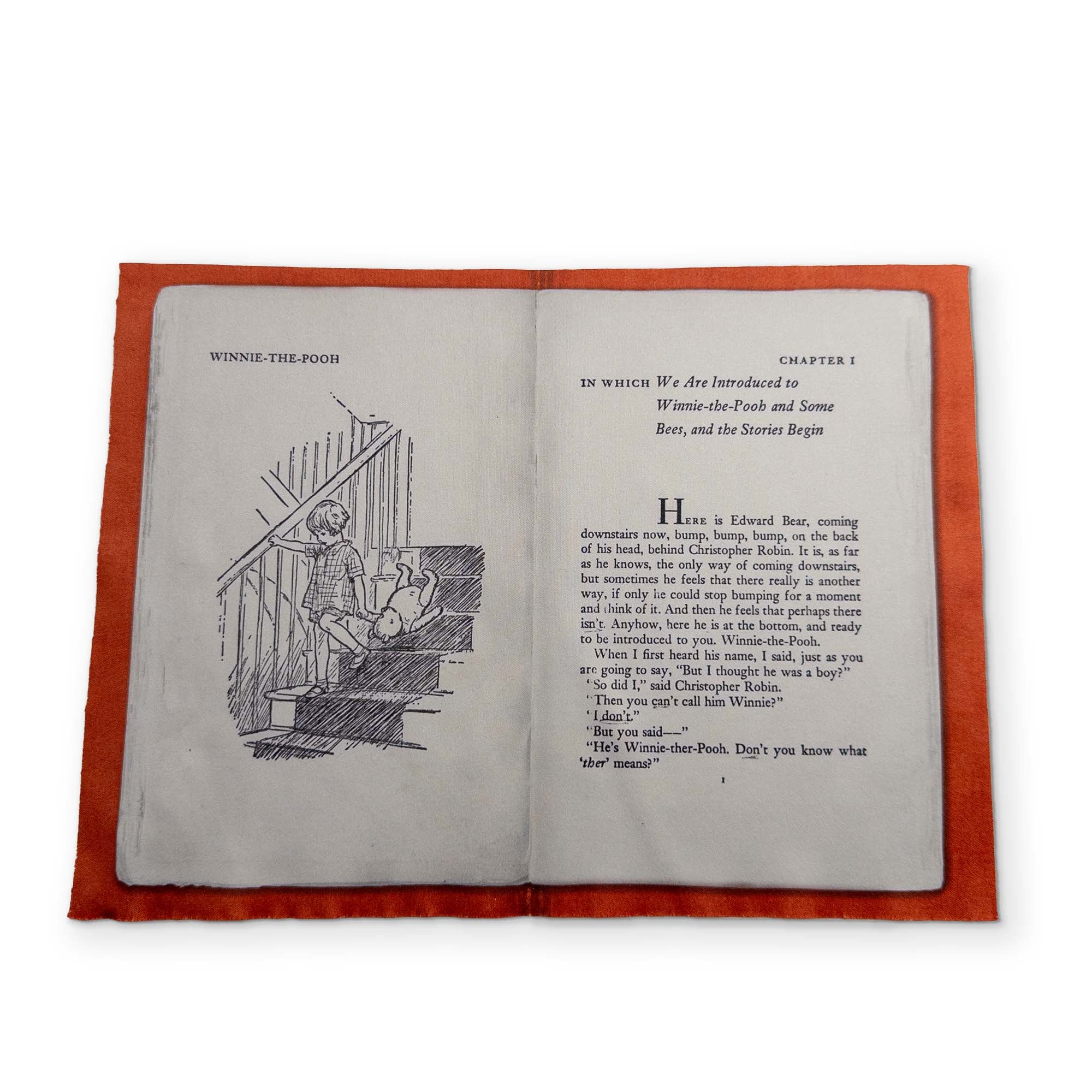 WINNIE THE POOH - A BOOK YOU CAN CLEAN YOUR GLASSES WITH