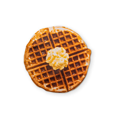 🧇 A WAFFLE YOU CAN CLEAN YOUR GLASSES WITH