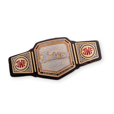 A Wrestling Belt YOU CAN CLEAN YOUR GLASSES WITH
