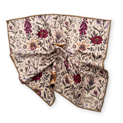 Flowers - Secretly Nerdy Cleaning Cloth