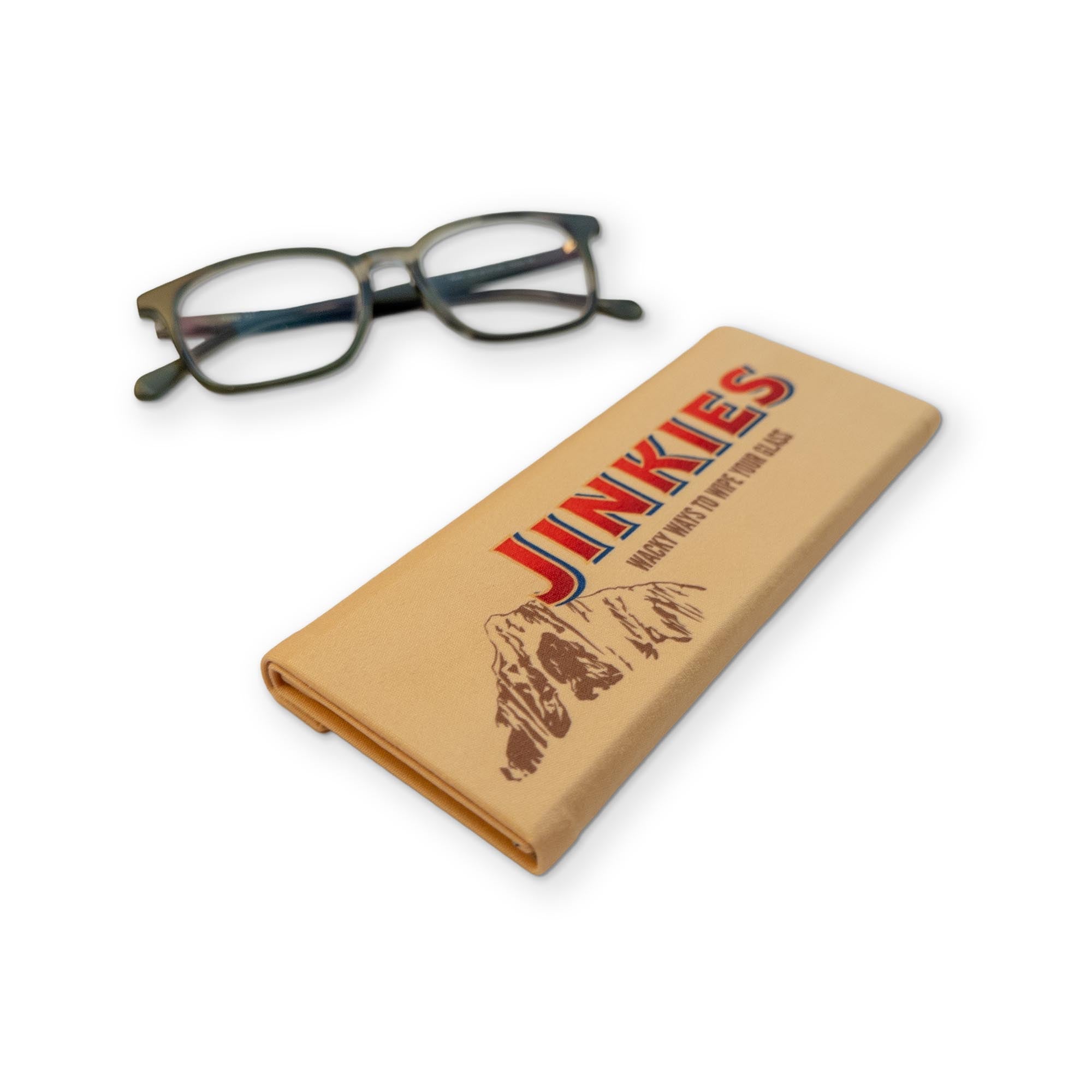 A FOLDING GLASSES CASE THAT LOOKS LIKE A SWISS CHOCOLATE BAR