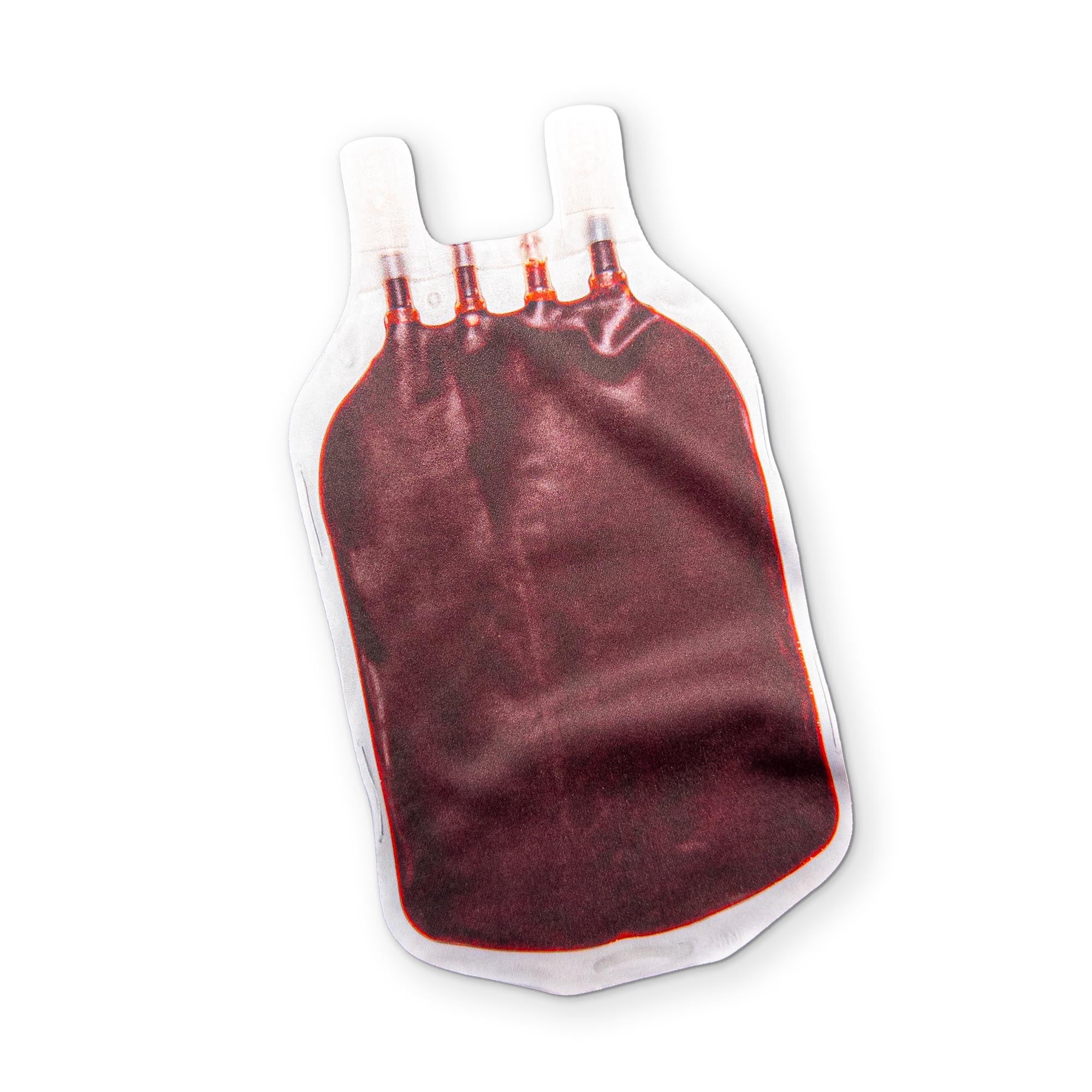 A BAG OF BLOOD YOU CAN CLEAN YOUR GLASSES WITH