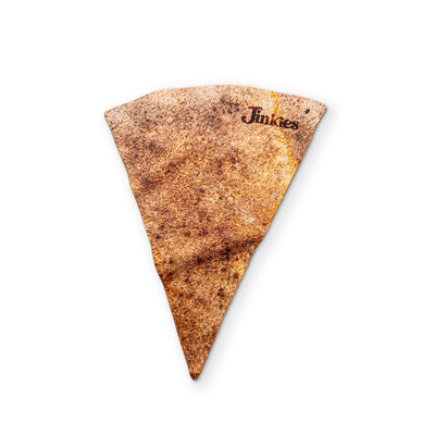 A SLICE OF CHEESE PIZZA YOU CAN CLEAN YOUR GLASSES WITH