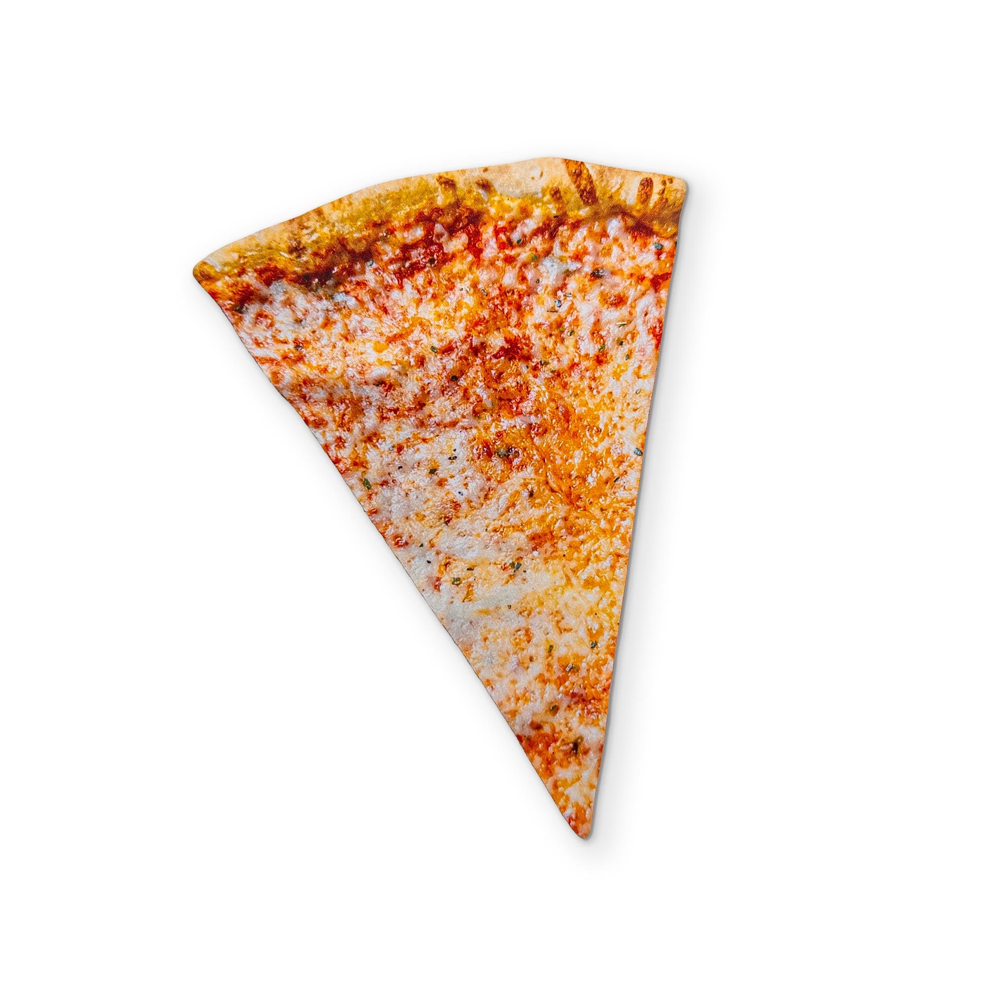 A SLICE OF CHEESE PIZZA YOU CAN CLEAN YOUR GLASSES WITH
