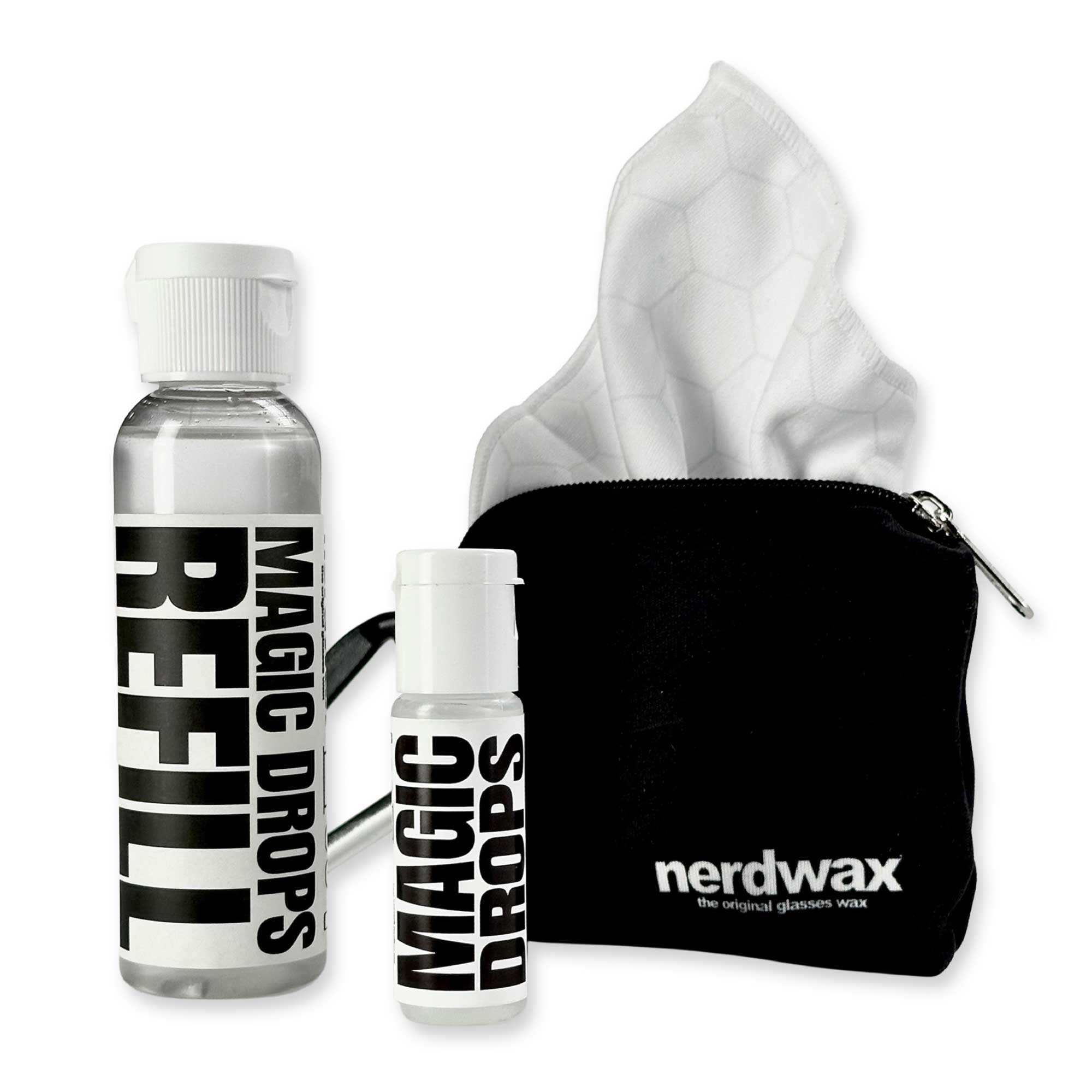 Nerdwax Magic Drops Glasses Cleaning Kit | A Magical Clean for Your Sunnies Specs & Screens
