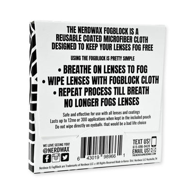 Nerdwax FogBlock - 3pk