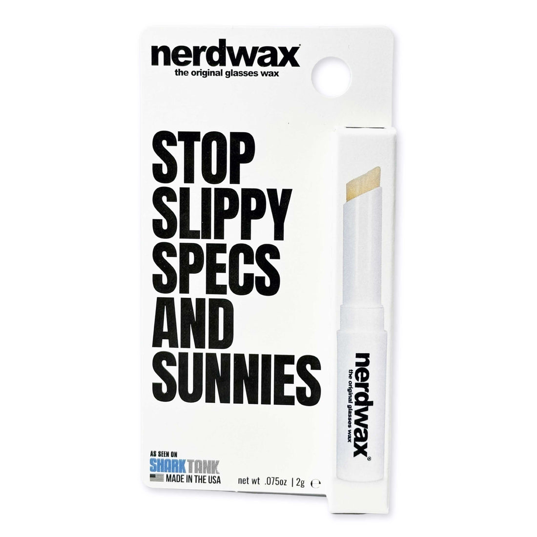 Nerdwax Stops Your Glasses From Slippin' Down Your Face!